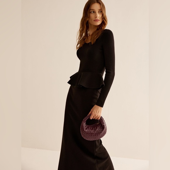 Commense Rounded Woven Zipper Handbag - Picture 2 of 8